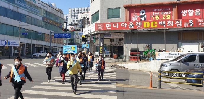 송북동 지역사회보장협의체, 백신접종 독려 캠페인