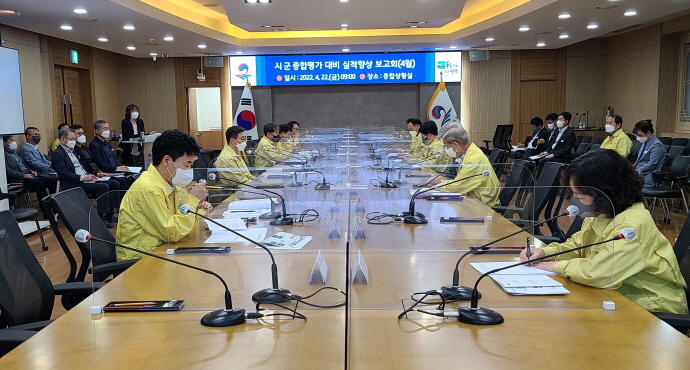 평택시, ‘경기도 시･군 종합평가 부진지표 개선 대응 보고회’ 개최