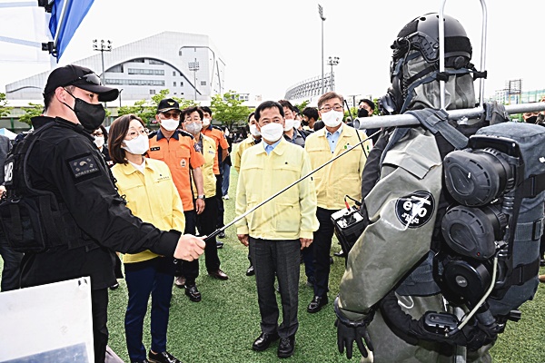 “테러 대응” 경기도, 성남서 민관군경 통합 대비태세 실제 훈련