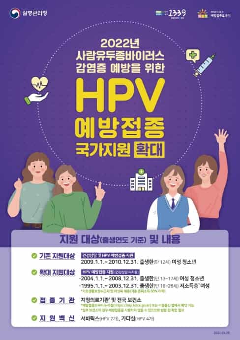 평택시, 사람유두종바이러스(HPV) 예방접종 지원 확대