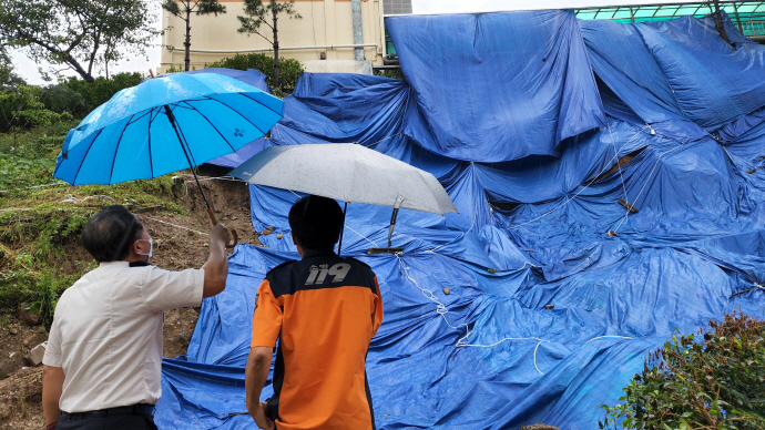 성남소방서, 집중호우로 인한 폭우피해 현장 안전점검