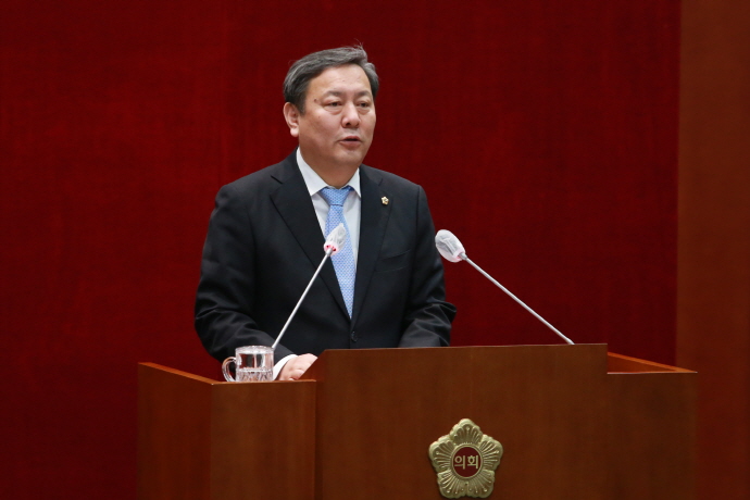 성남시의회 제280회 더불어민주당 교섭단체 대표 연설