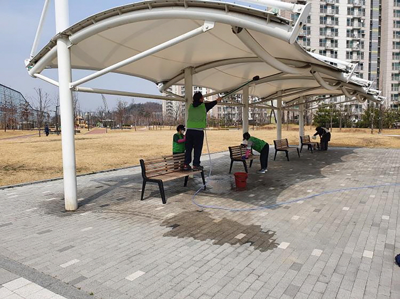 성남시 62곳 모든 근린·주제 공원 ‘봄맞이 대청소’