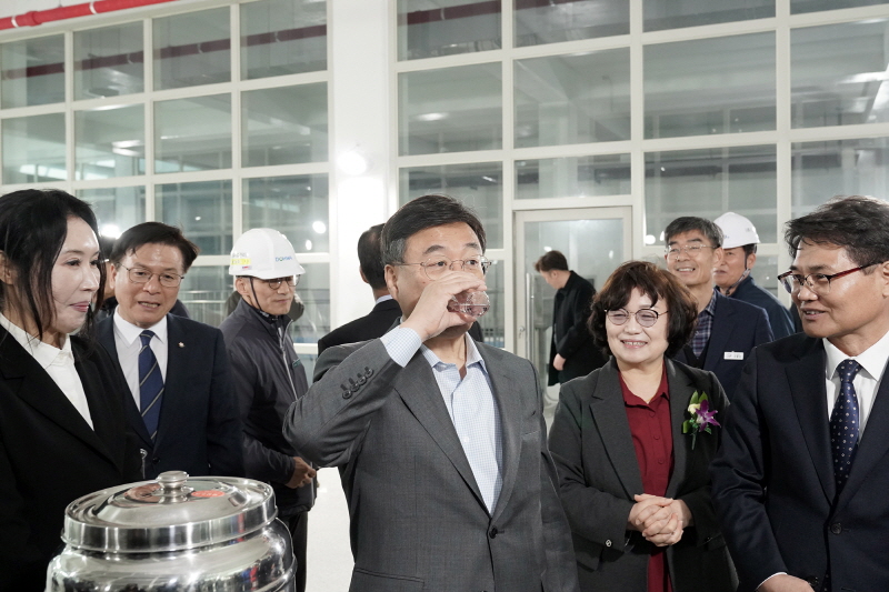 신상진 성남시장, “고도정수처리시설 준공으로 질 좋은 수돗물 성남시 전역 공급”